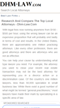Mobile Screenshot of dhm-law.com
